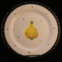 Macys The Cellar Onion Garlic Dinner Plate